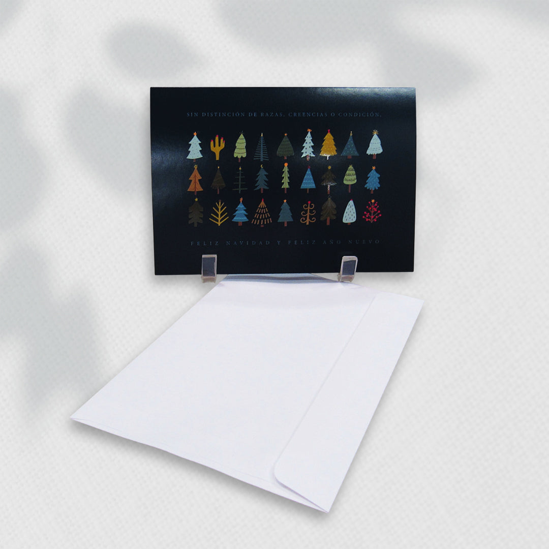 Tarjetas de Navidad No. 2402 - Pinos