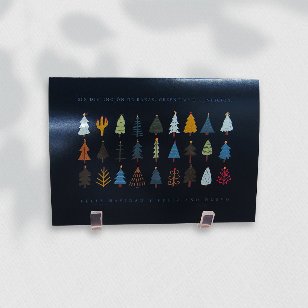 Tarjetas de Navidad No. 2402 - Pinos