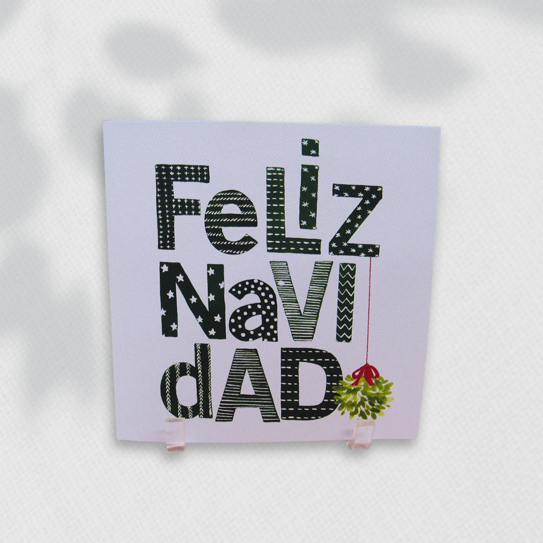 Tarjetas de Navidad No. 2404 - Feliz Navidad Verde