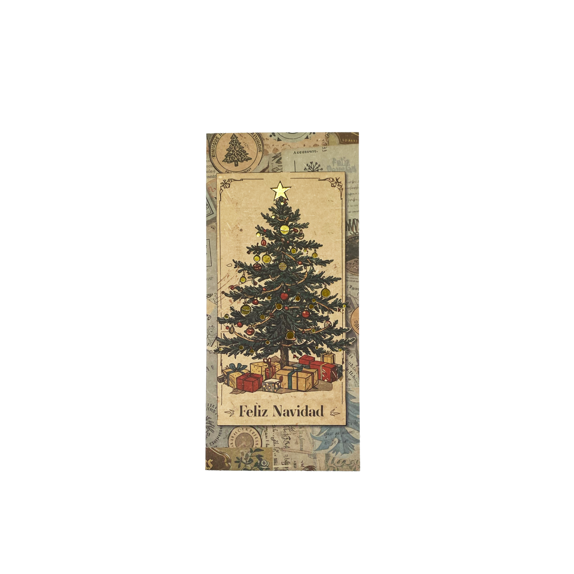 Tarjetas de Navidad No. 2501 - Pino Retro