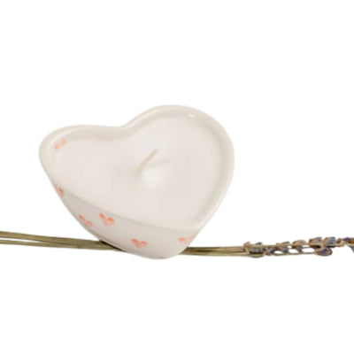 Vela Cerámica de Corazón