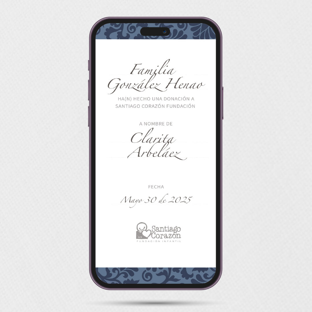 Bono de Pésame Virtual 2025