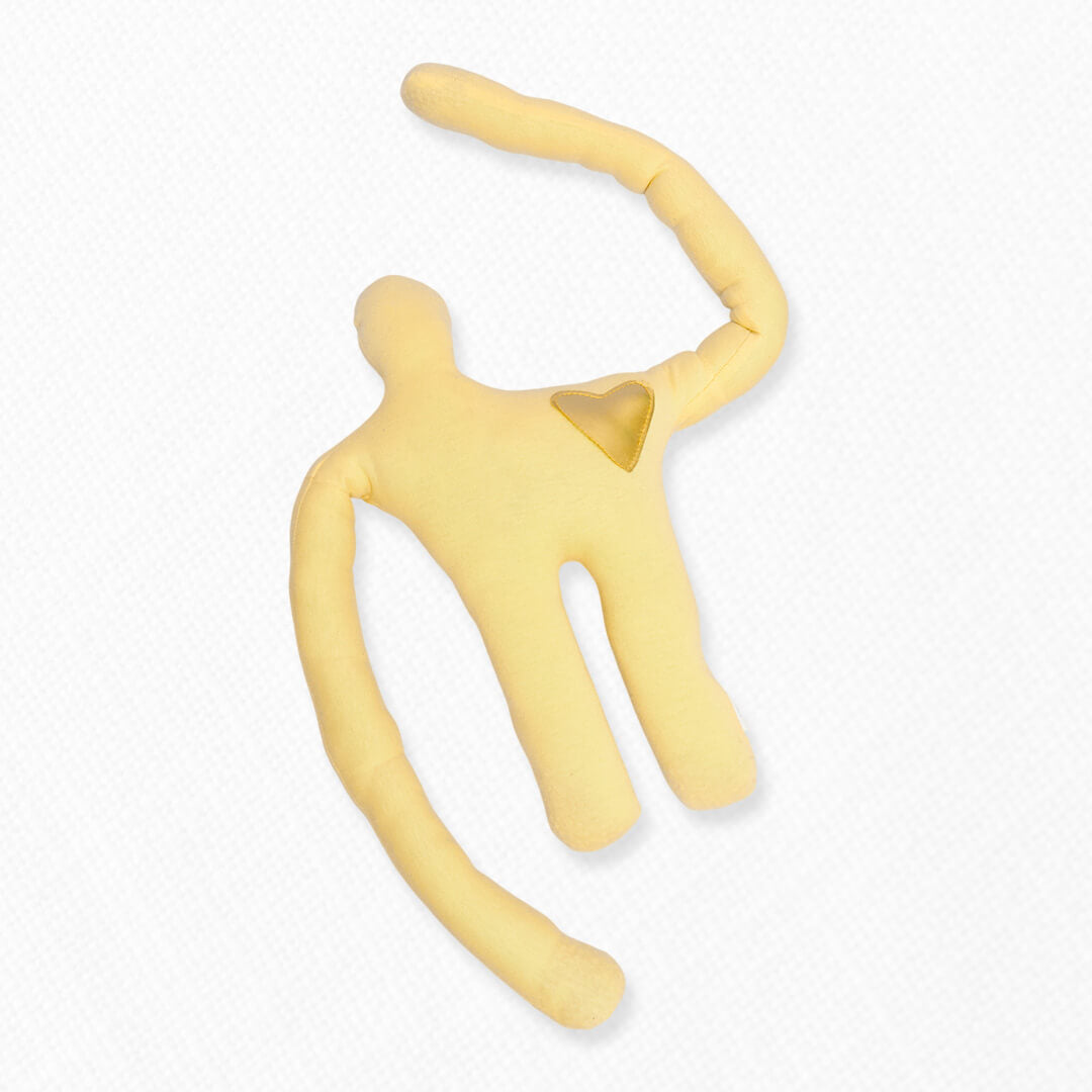 Bono de Pésame en bolsa de tela de organza y abrazador