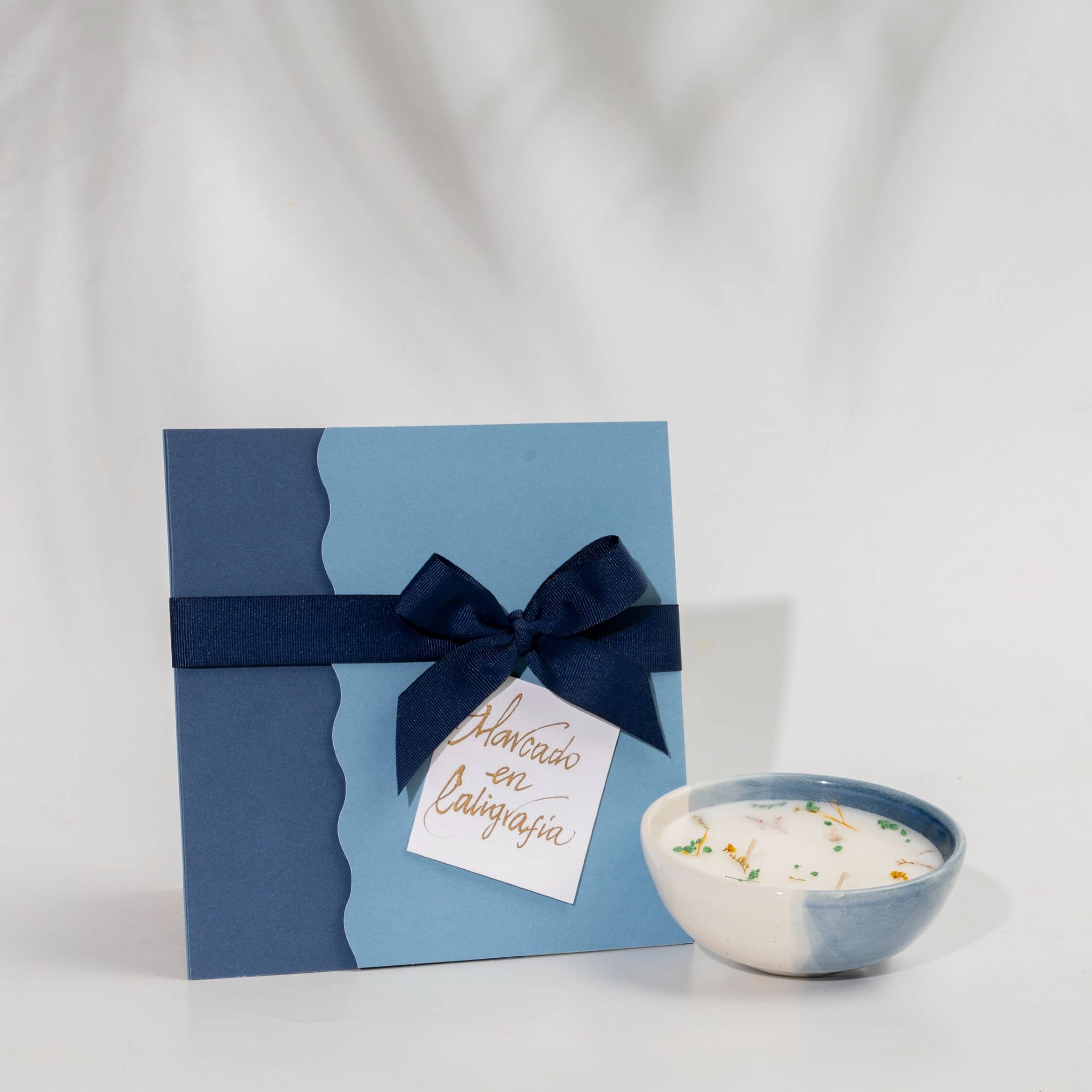 Bono de Pésame en sobre 2025 con Vela en Cerámica del Carmen