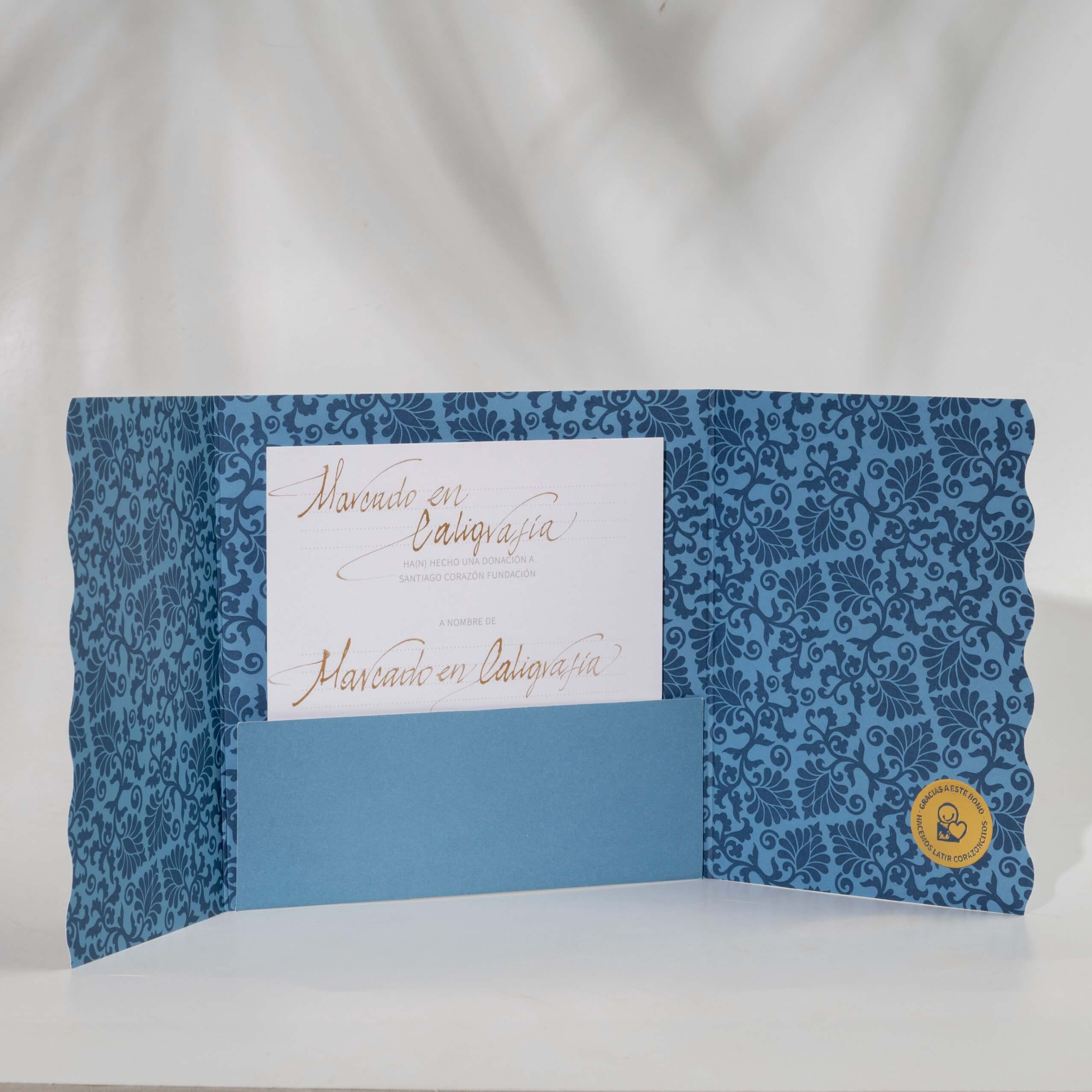 Bono de Pésame en sobre 2025 con Vela en Cerámica del Carmen