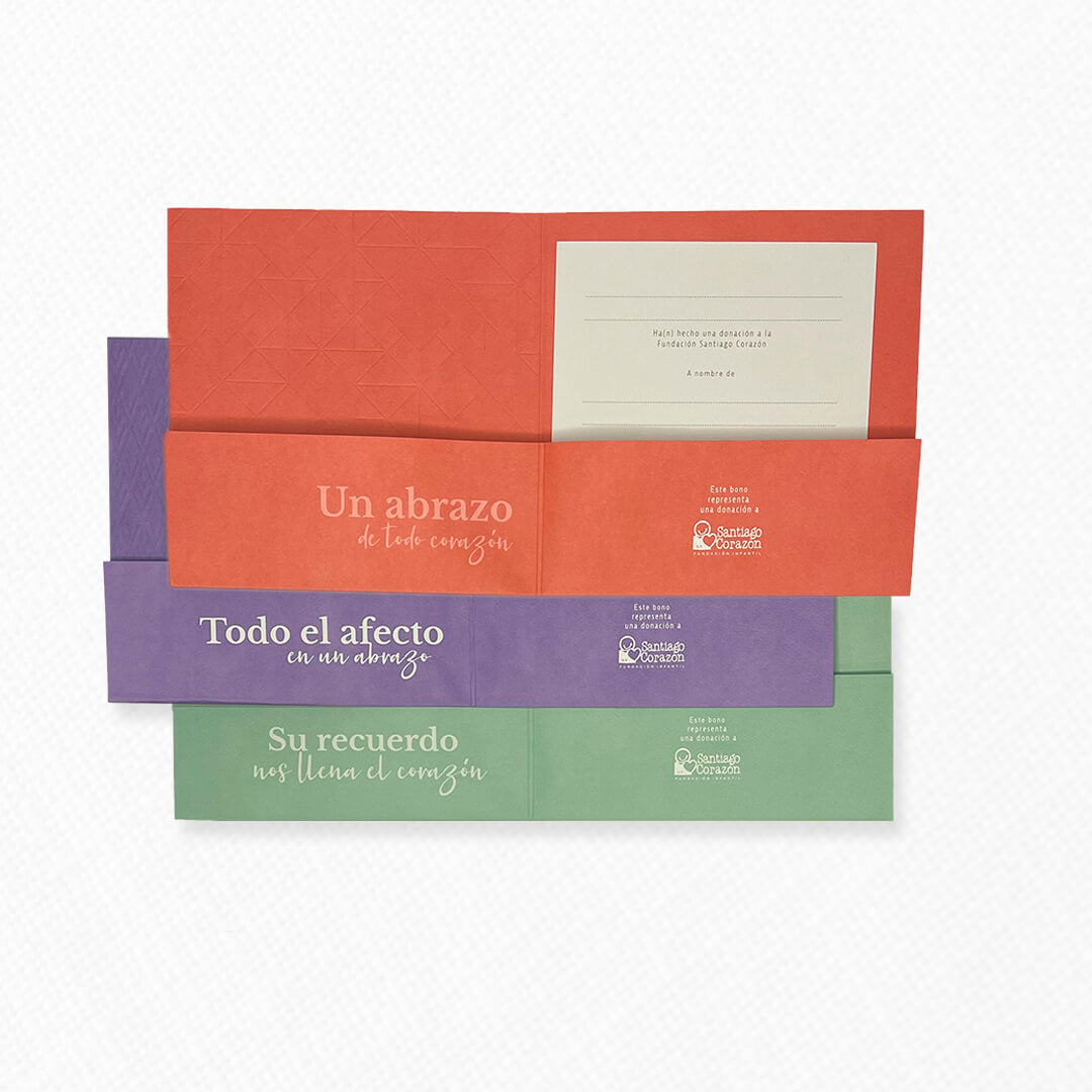 Bono de Pésame en bolsa de tela de organza y planta