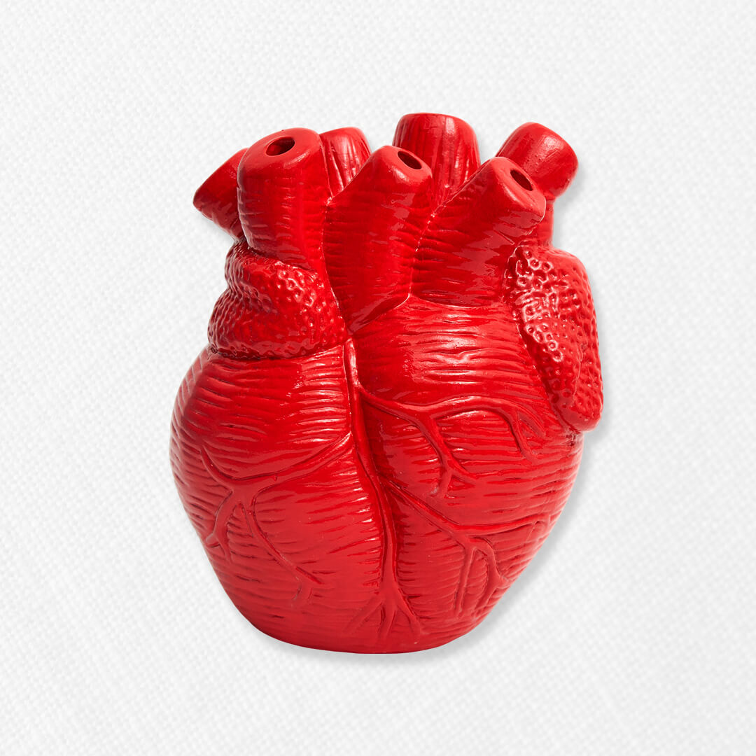 Bono de Pésame en bolsa de tela de organza y Corazón orgánico grande