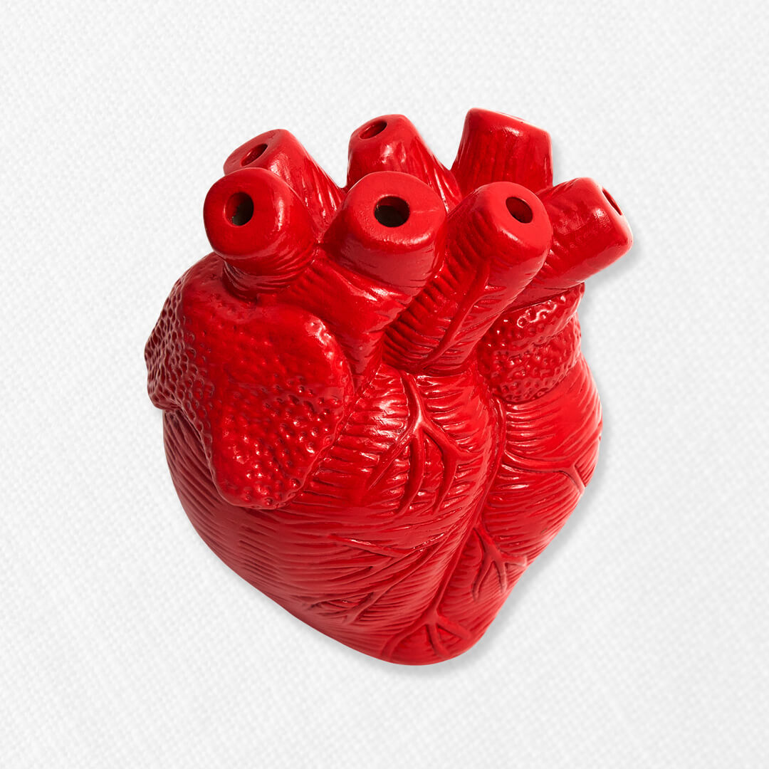 Bono de Pésame en bolsa de tela de organza y Corazón orgánico grande