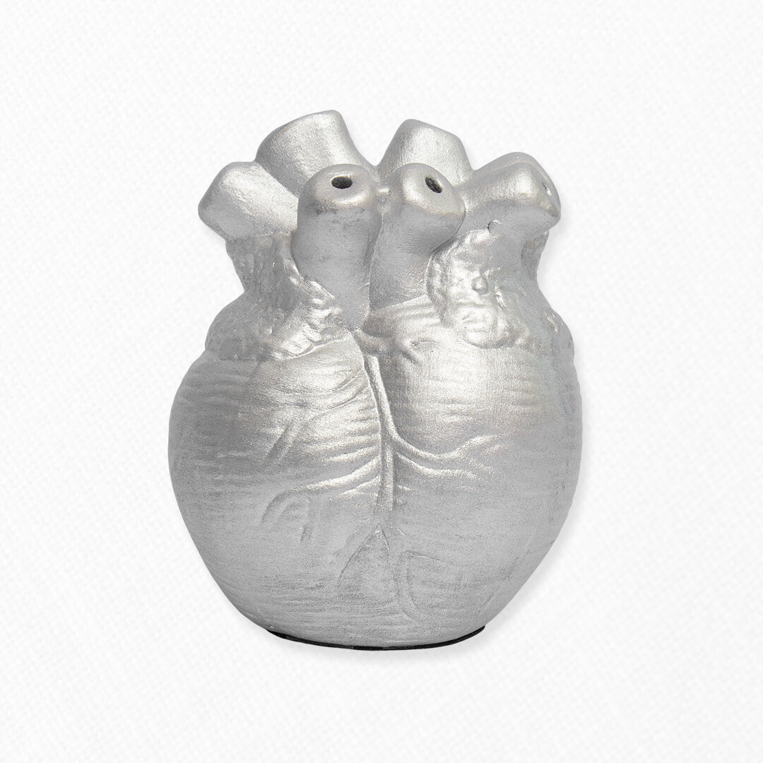 Bono de Pésame en bolsa de tela de organza y Corazón orgánico grande