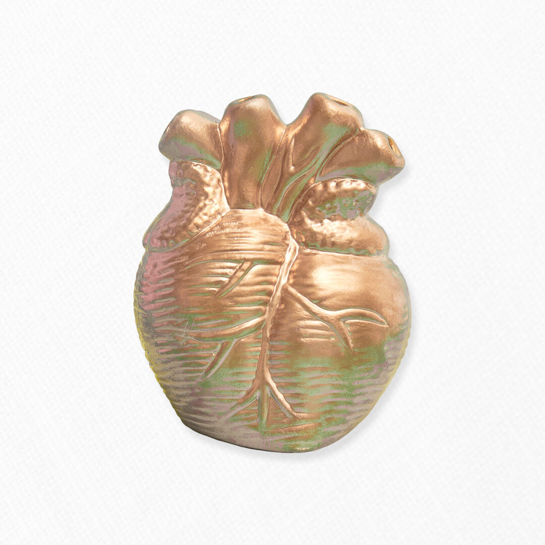 Bono de Pésame en bolsa de tela de organza y Corazón orgánico grande