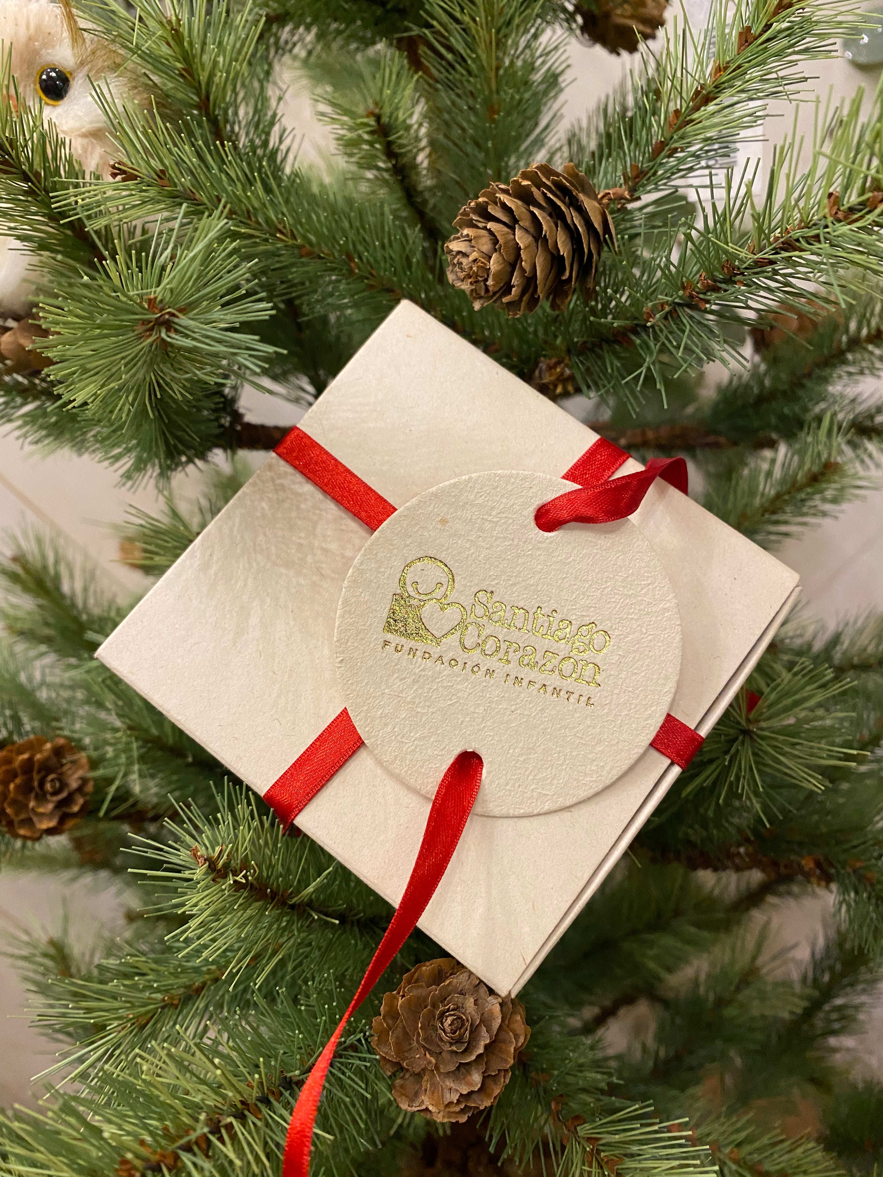 Caja con tarjetas para regalo - Cascanueces x 15 unidades