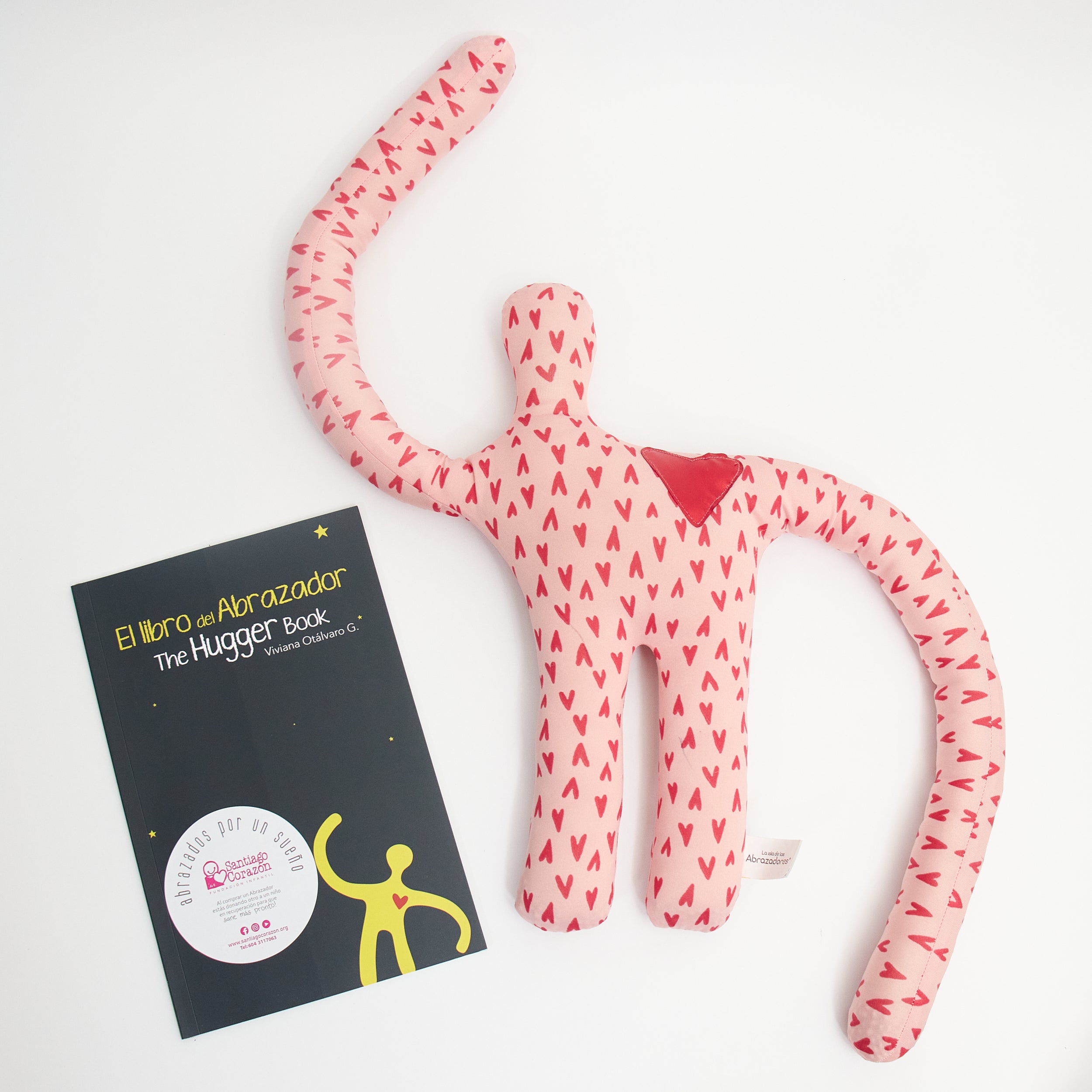 Bono de Pésame en bolsa de tela de organza y abrazador