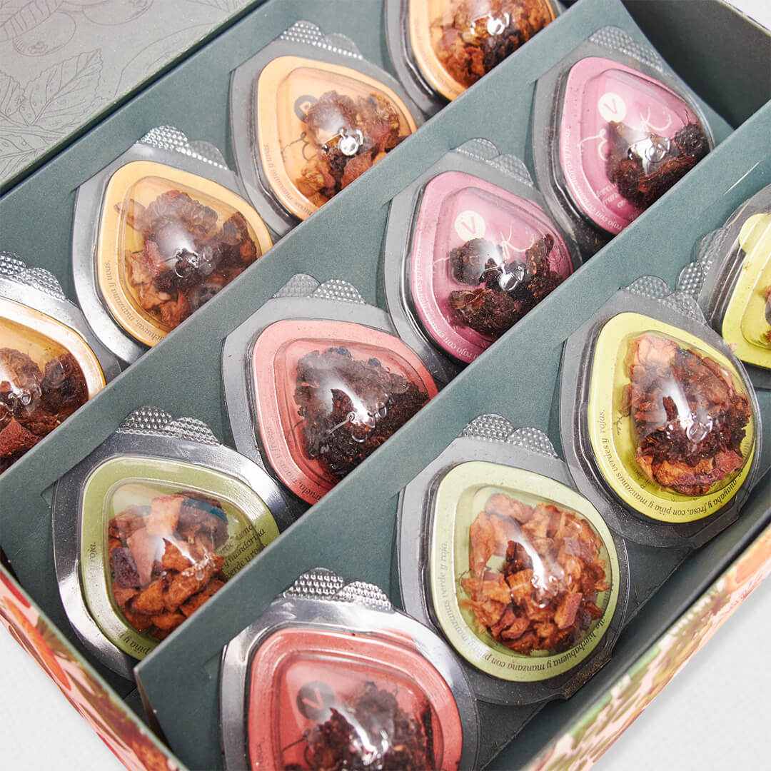 Bono de Pésame en bolsa de tela de organza y kit Evok No. 3 Infusiones de Corazón