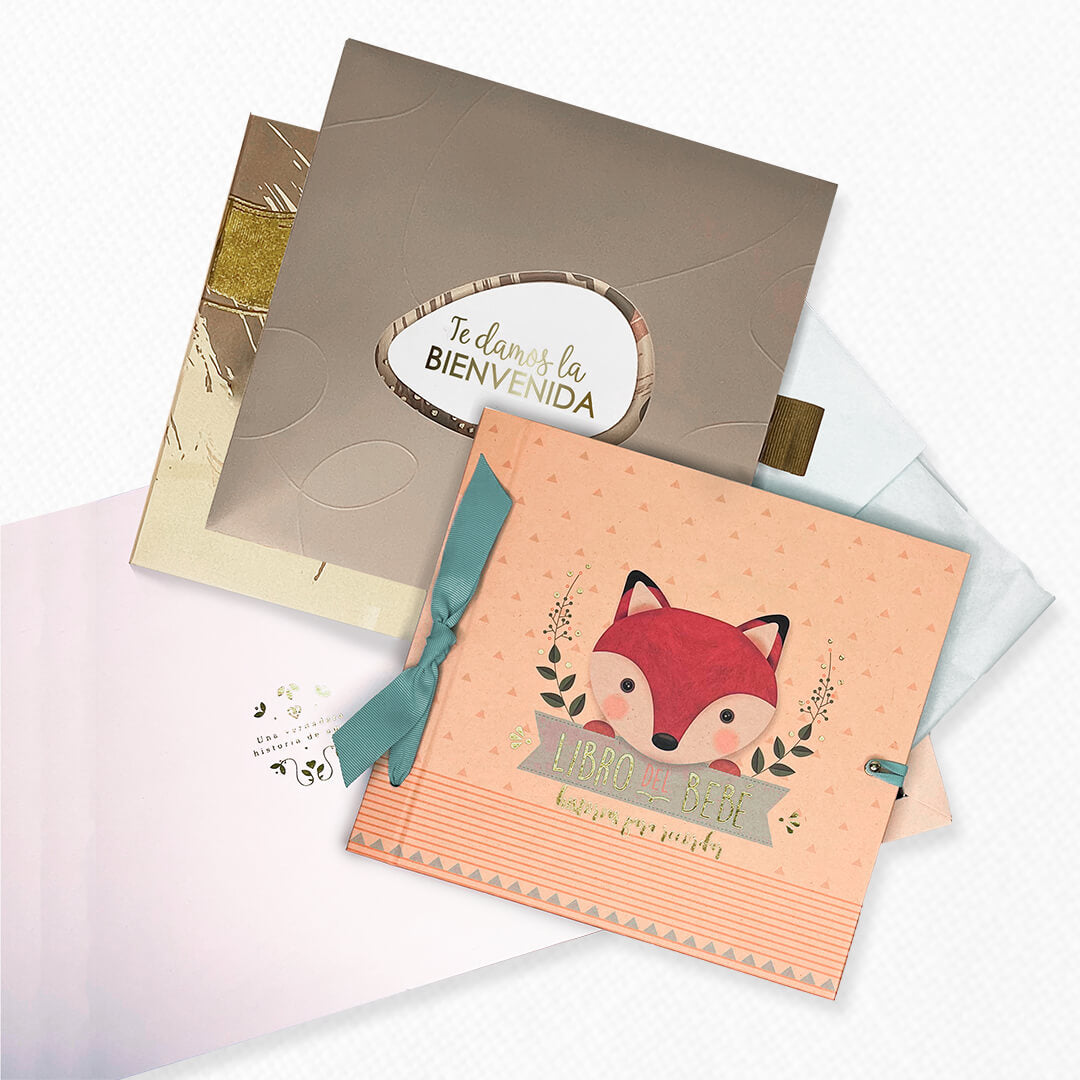 Bono de Toda Ocasión en sobre y libro del bebé