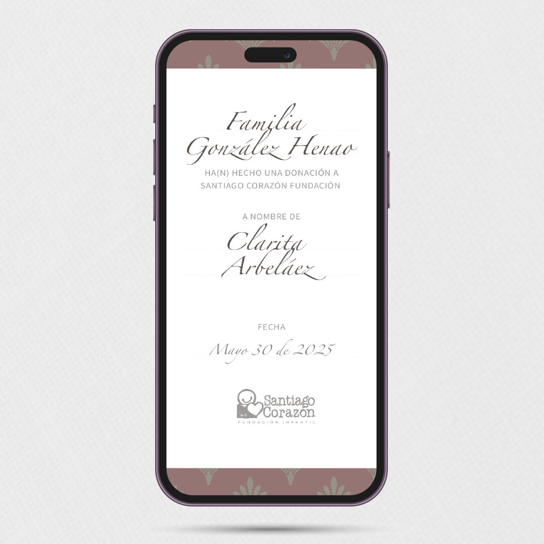 Bono de Pésame Virtual 2025