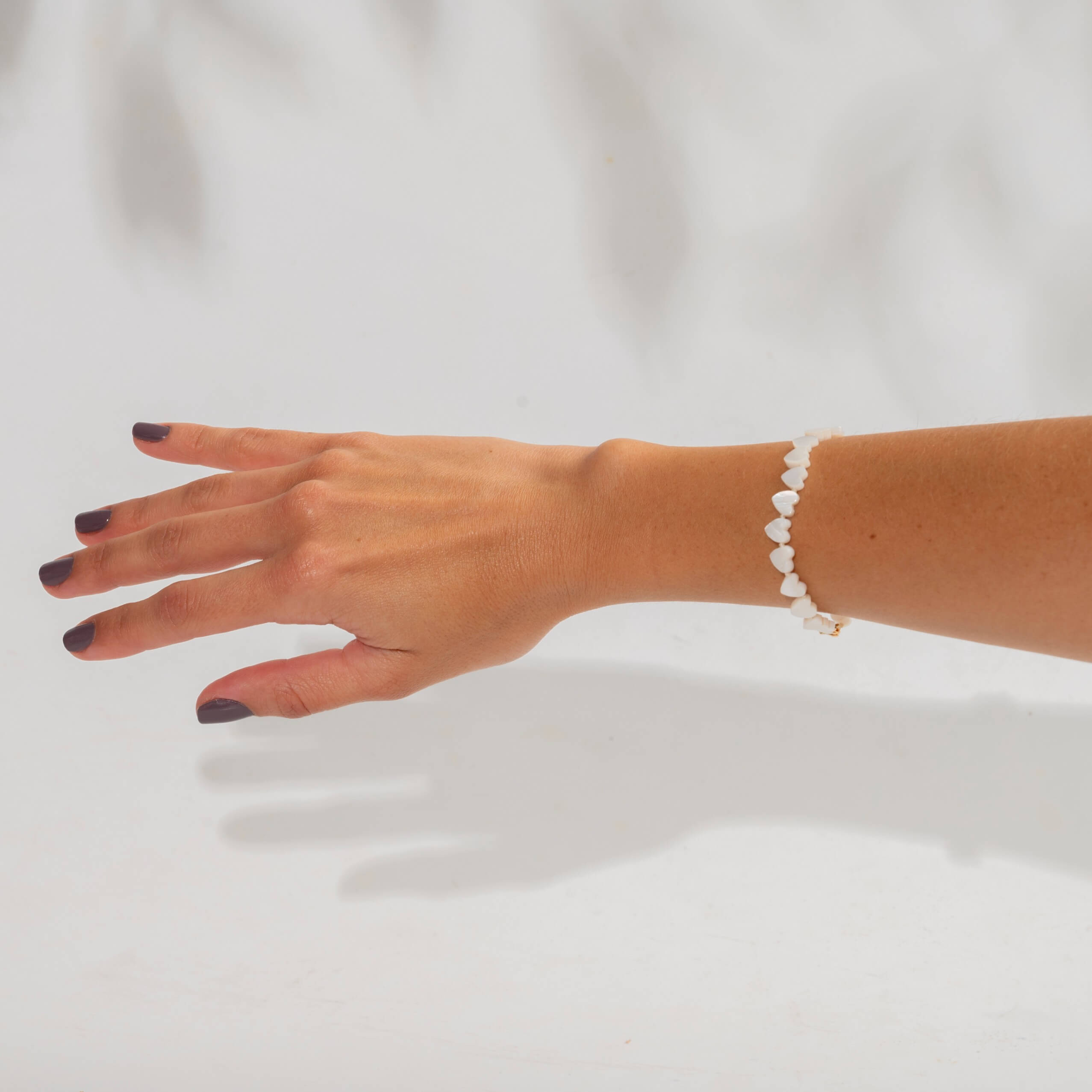 Manilla de Corazones de Nácar