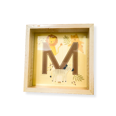 Marco con letras para niños