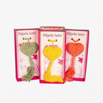 Corazón en Macramé Mediano