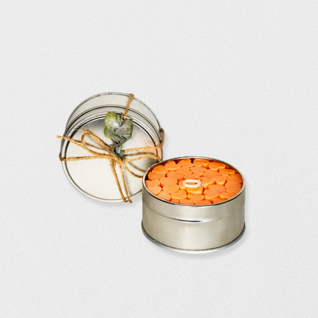 Vela Corazoncitos Lata