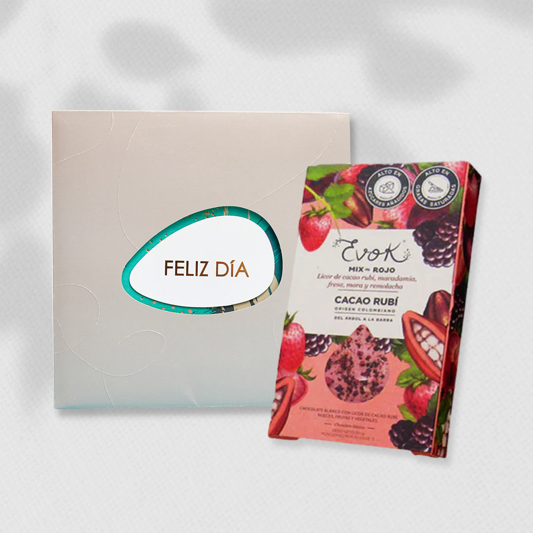 Bono de Toda Ocasión en sobre y chocolatina rubí Evok