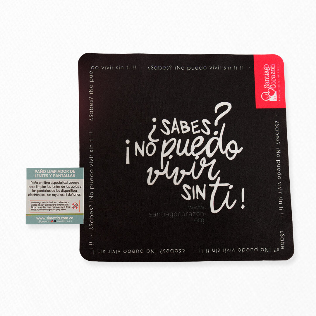 Paño Limpiador de Lentes y Pantallas