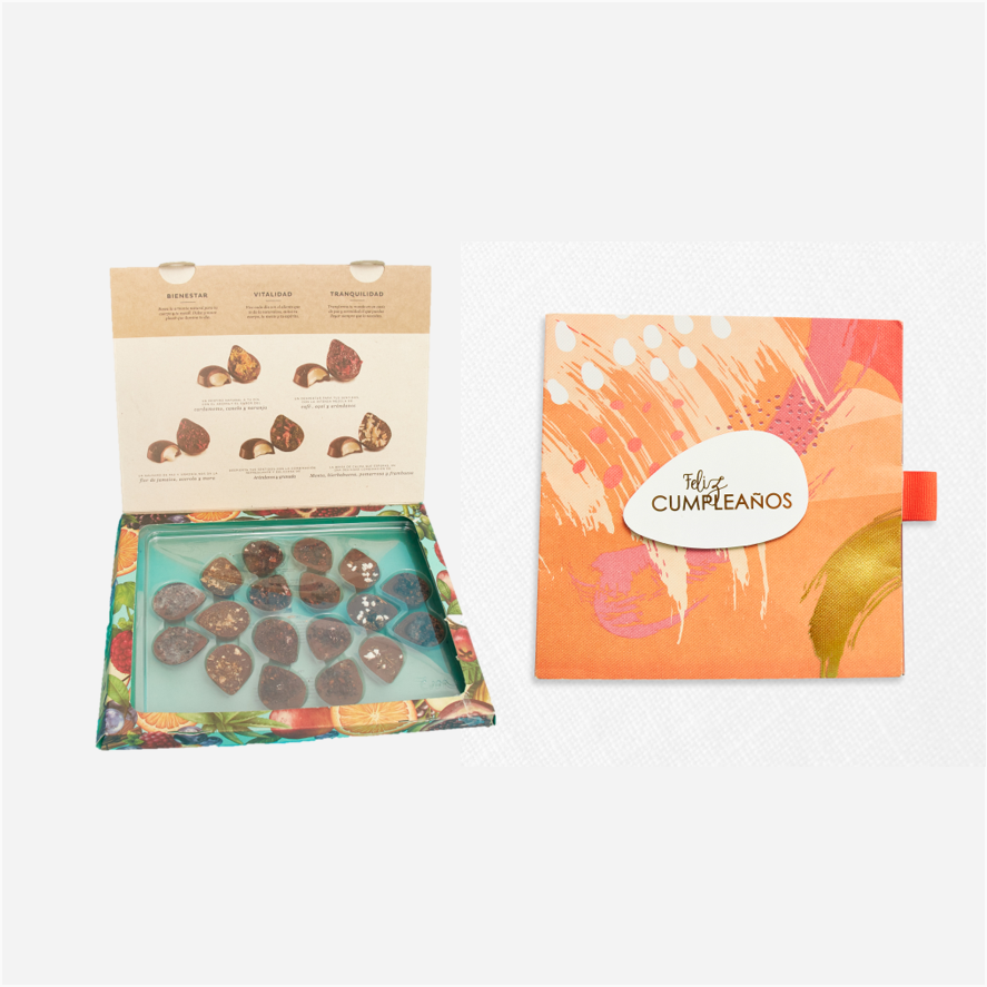 Bono de Toda Ocasión en sobre y kit Evok No. 2 Bombones rellenos de Chocolate