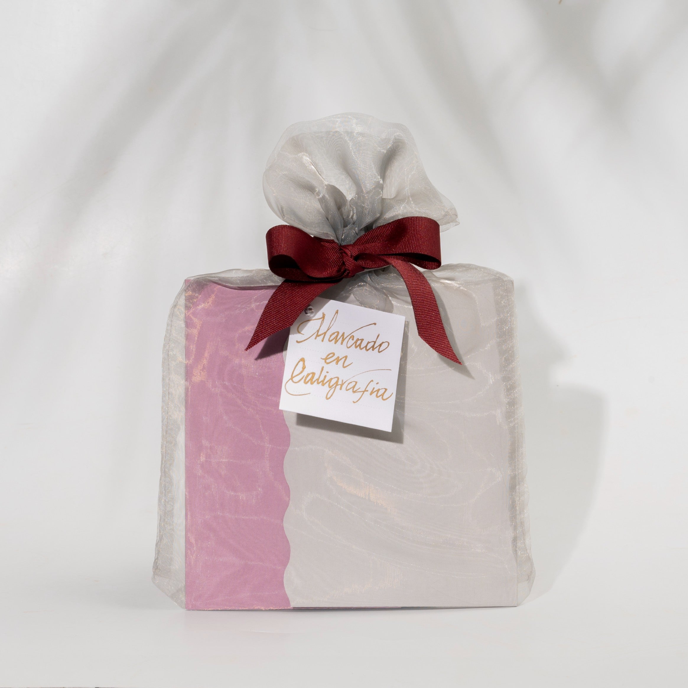 Bono de Pésame en bolsa de tela de organza con Corazón con Alas