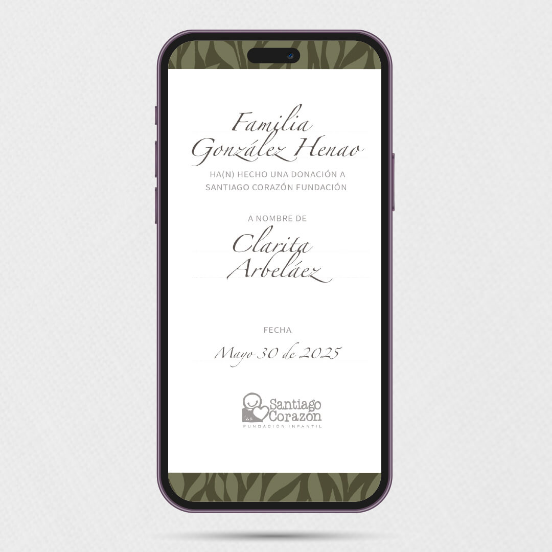 Bono de Pésame Virtual 2025