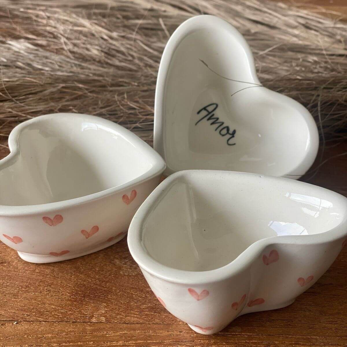 Vela Cerámica de Corazón