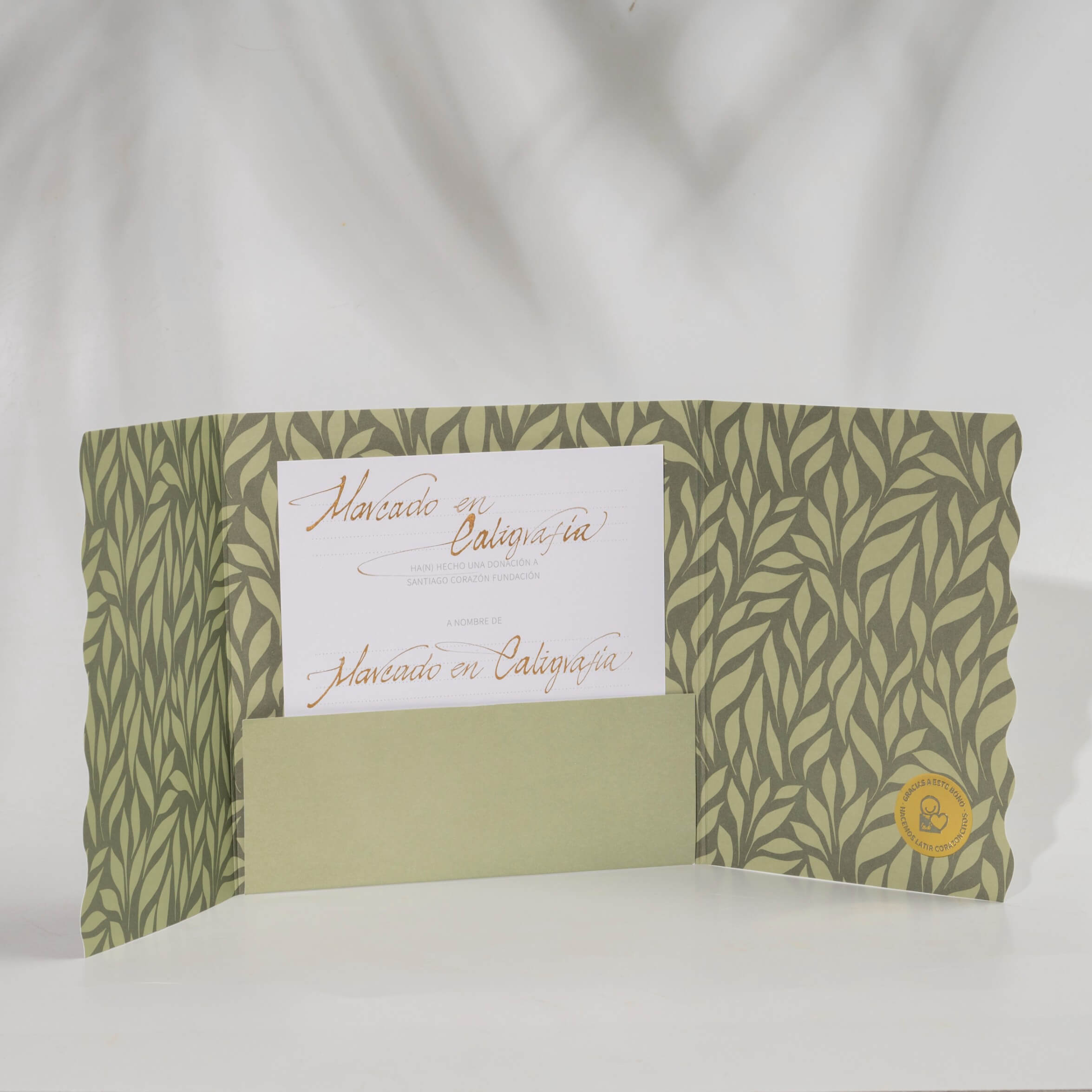 Bono de Pésame en sobre 2025 con Anturio