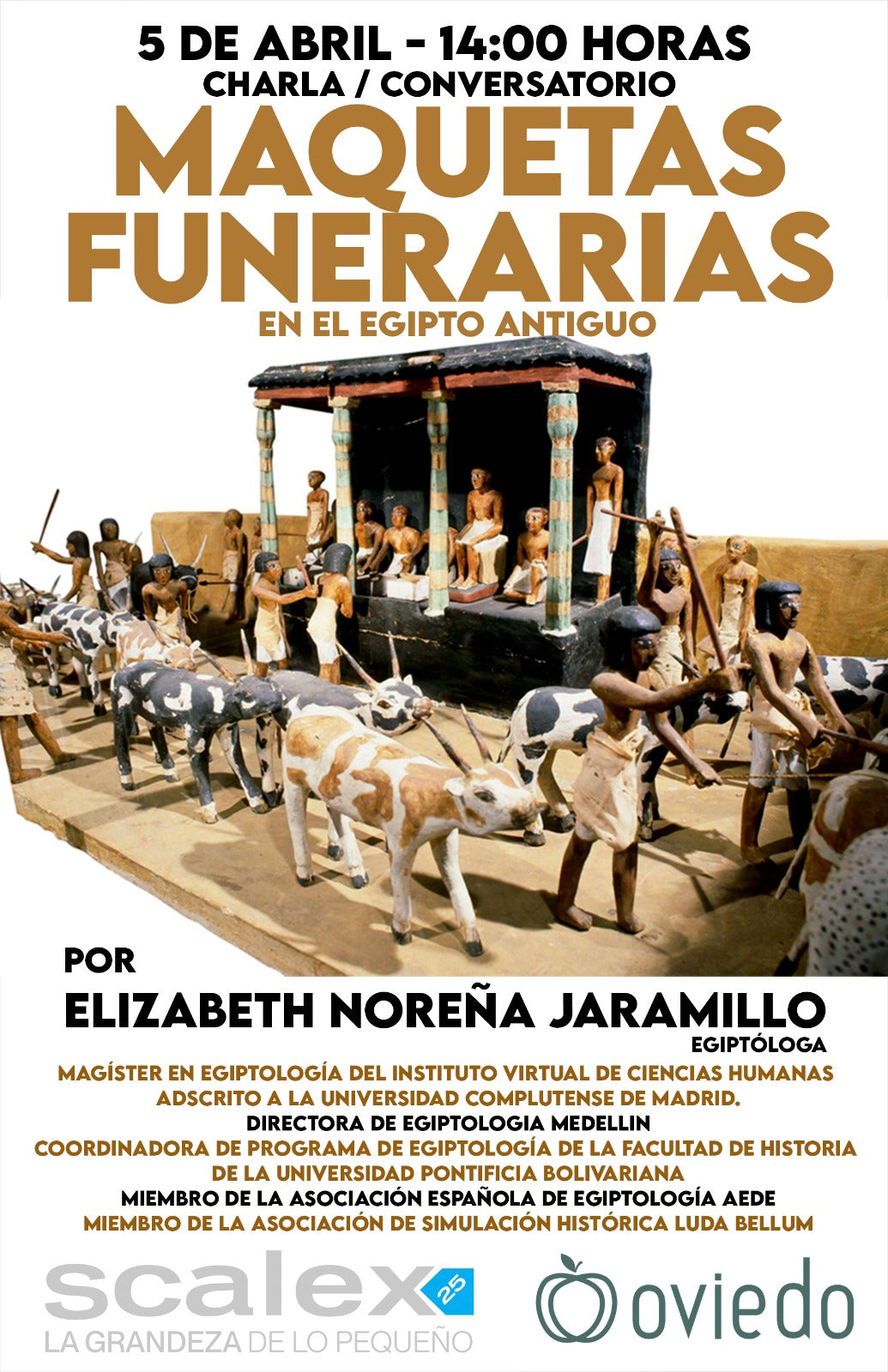 Conversatorio Las maquetas funerarias del antiguo Egipto - Scalex 2025