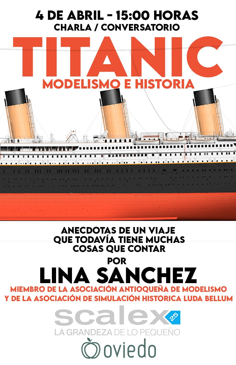 Conversatorio TITANIC. Modelismo e Historia - Scalex 2025