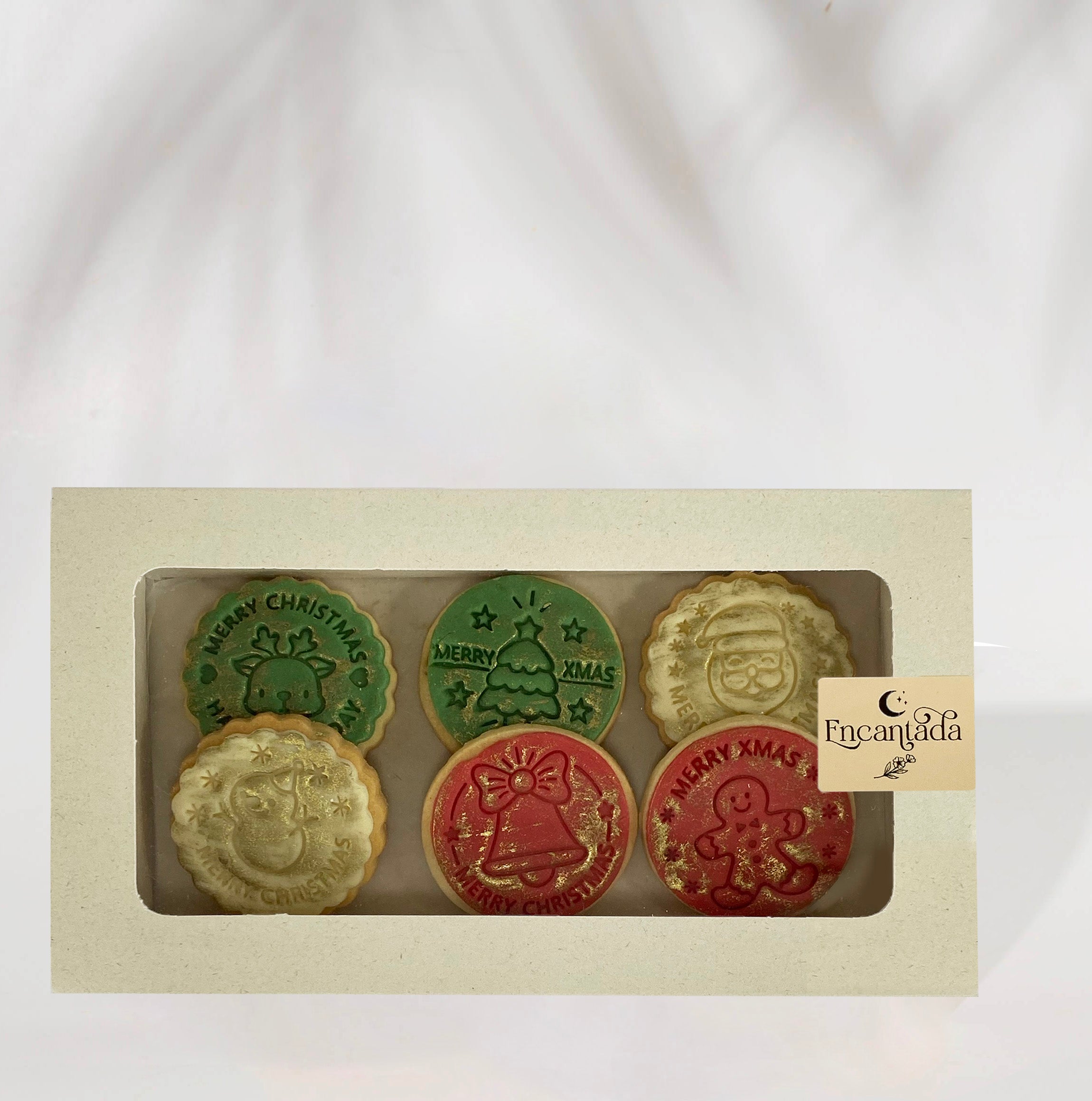 Galletas de mantequilla,  motivos navideños